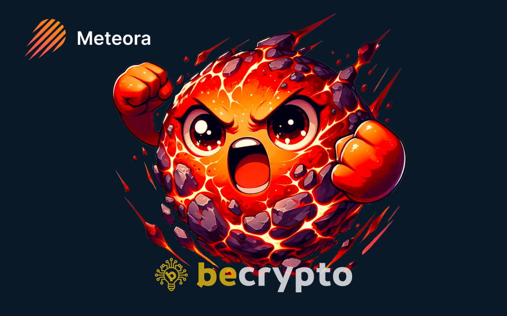 Meteorboy mascot featured in Meteora’s DeFi airdrop campaign on Solana